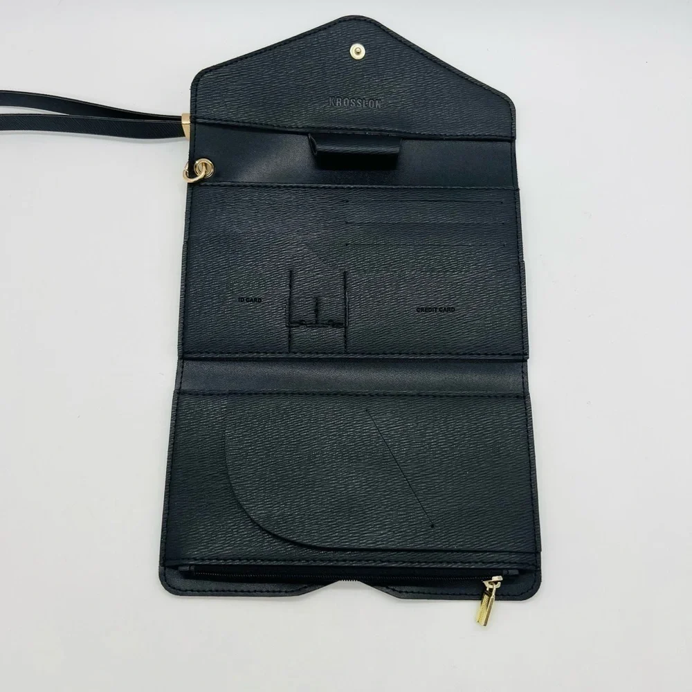 KROSSLON BLACK TRAVEL WRISTLET/WALLET